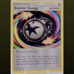 POKEMON SM CRIMSON INVASION COUNTER ENERGY 100/111 UNCOMMON NM - Image 1