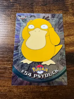 2000 Topps Chrome Pokemon Psyduck #54 — Vintage NM - Image 1