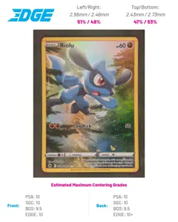 Riolu GG26/GG70 Pokemon TCG Ultra Rare Crown Zenith: Galarian Gallery Near Mint - Image 1