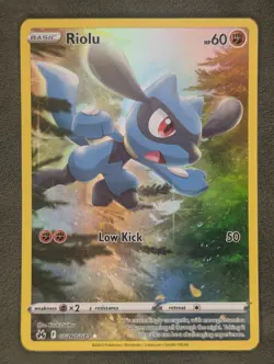 Riolu GG26/GG70 Pokemon TCG Ultra Rare Crown Zenith: Galarian Gallery Near Mint - Image 3