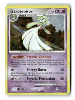 Gardevoir 8/127 Holo Rare Platinum Pokemon Holo Moderately Played - Image 1
