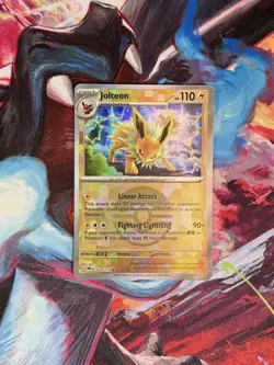Pokemon TCG Prismatic Evolutions Jolteon 29/131 Poke Ball Reverse Holo NM - Image 1