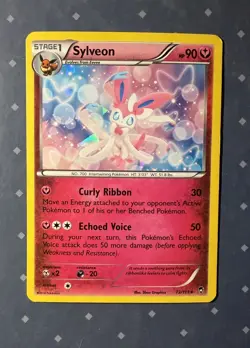 Sylveon 72/111 ~ Cracked Ice Holo ~ Theme Deck Exclusives ~ Furious Fists - Image 1