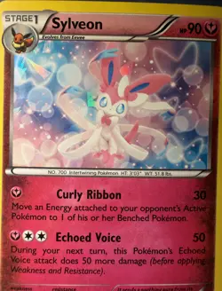 Sylveon 72/111 ~ Cracked Ice Holo ~ Theme Deck Exclusives ~ Furious Fists - Image 2