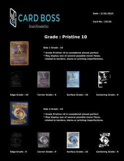 Pokemon TCG Mewtwo Base Set 10/102 Holo Unlimited Holo Rare Graded 10 - Image 5