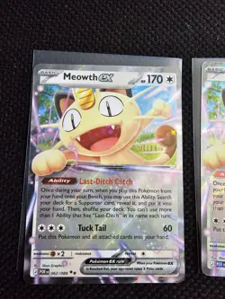 Meowth Ex 062/088 Pokemon TCG: Perfect Order Double Rare NM/M - Image 2