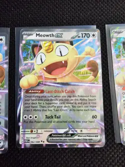 Meowth Ex 062/088 Pokemon TCG: Perfect Order Double Rare NM/M - Image 3