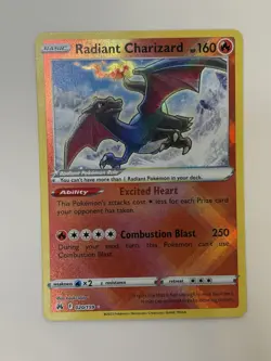 Pokemon Crown Zenith Radiant Charizard 020/159 Shiny Ultra Rare Pack Fresh NM - Image 1