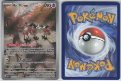 ✰ MR. MIME 179/165 ILLUSTRATION RARE 151 POKEMON ✰ NM/M - Image 1