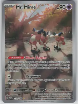 ✰ MR. MIME 179/165 ILLUSTRATION RARE 151 POKEMON ✰ NM/M - Image 2