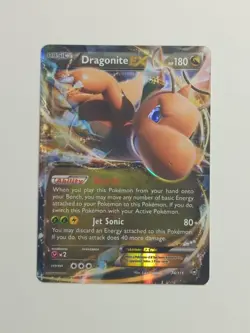 Pokemon Dragonite EX Furious Fists Ultra Rare 74/111 Holo 2014 TCG NM/LP Rare - Image 2