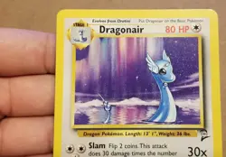Pokemon TCG Dragonair 22/130 ☆ Rare Base Set 2 Vintage NM - Image 2