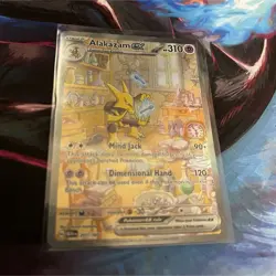 Pokemon Alakazam ex 201/165 Sv: Scarlet & Violet 151 Holo EX - Image 1