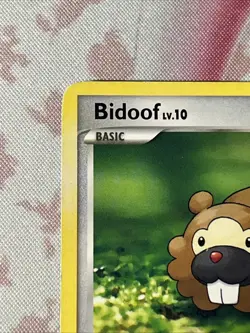Pokemon - DAMAGED - Bidoof - 70/130 - Common - Diamond and Pearl HP - Image 2