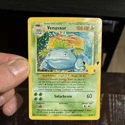 Pokemon Venusaur Holo Rare Base Set 25th Anniversary 015/102 - Image 1