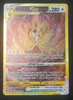 Arceus VSTAR 2023 Crown Zenith Galarian Gallery Holo GG70/GG70 Pokemon Full Art - Image 1
