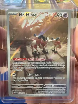 Mr. Mime 179/165 Sv: Scarlet & Violet Pokemon 151 Illustration Rare - Image 1