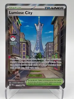 Pokemon TCG: Lumiose City 111/088 Perfect Order NM Full Art -Trainer Stadium - Image 1