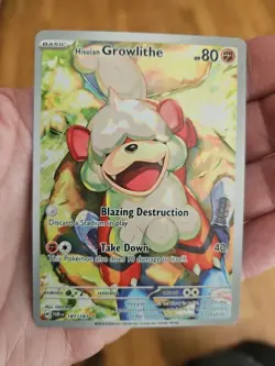 Pokemon Twilight Masquerade Hisuian Growlithe 181/167 NM - Image 1
