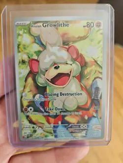Pokemon Twilight Masquerade Hisuian Growlithe 181/167 NM - Image 3