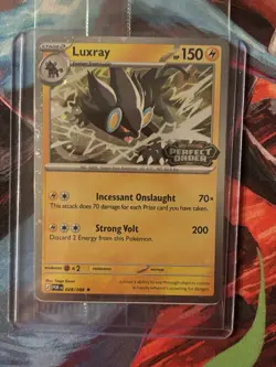 Pokemon Luxray 028/088 Perfect Order Best Buy Stamped Promo SEALED NM Mint - Image 2