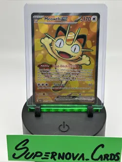 English Pokemon Perfect Order Meowth Ex Full Art (107/088). - Image 1