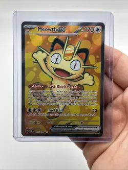 English Pokemon Perfect Order Meowth Ex Full Art (107/088). - Image 3