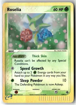 Roselia ⭐ 9/97 Reverse Holo Rare Dragon 2003 Pokemon NM - Image 1