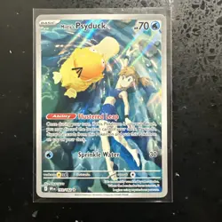 Pokemon TCG Misty's Psyduck Destined Rivals 193/182 Illustration Rare - Image 1