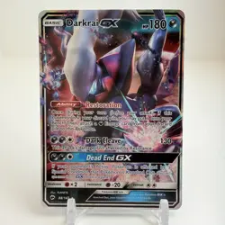Darkrai GX 88/147 Full Art Holo Ultra Rare SM Burning Shadows 2017 Pokemon NM - Image 1