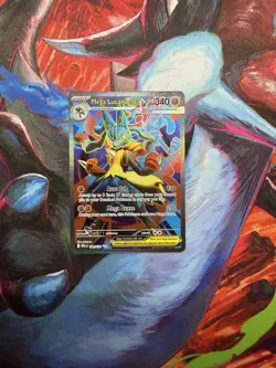 Pokemon Mega Lucario EX 160/132 Full Art Ultra Rare Mega Evolutions NM Mint - Image 1