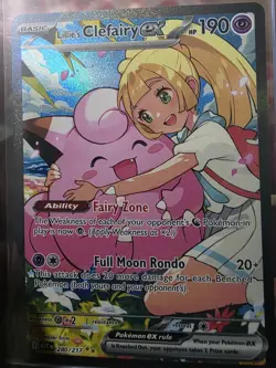 Pokemon Ascended Heroes Lillie's Clefairy ex Special Illustration Rare 280/217 - Image 1