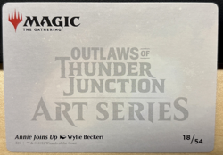 MTG Outlaws of Thunder Junction Art Series 18 / 54 Annie Joins Up - Image 2