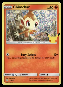 Chimchar - 12/25 McDonald's 25th Anniversary Promos 012/025 Pokemon TCG - Image 1