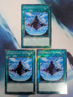 YuGiOh! Dimensional Fissure RA03-EN163 Platinum Rare x3 PLAYSET 1st Ed - Image 1