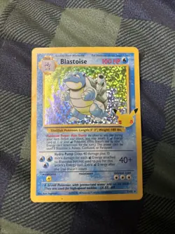 Blastoise Celebrations Holo Card 2/102 Classic Collection - Image 1