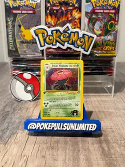 Pokemon TCG Erika's Vileplume 5/132 Gym Heroes 1st Edition Holo Card - Image 1