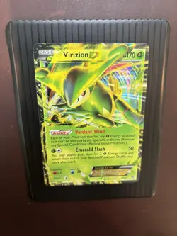 Virizion EX 9/101 Plasma Blast Ultra Rare Holo Pokemon Card NM/LP - Image 1
