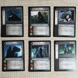 Decipher Lord of the Rings TCG Nazgul Card Lot 6 Cards Blade Tip Black Breath - Image 1