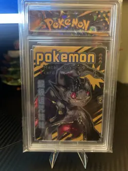 Pokemon Metal Card Lot Pikachu Banette Collectible 2 Cards Card Game - Image 1
