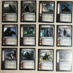 Decipher Lord of the Rings TCG Fellowship Nazgul Minion 12 Card Lot Ulaire Told… - Image 1