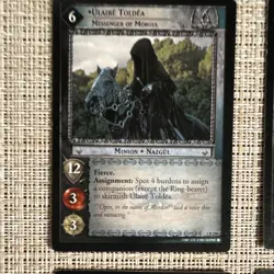 Decipher Lord of the Rings TCG Fellowship Nazgul Minion 12 Card Lot Ulaire Told… - Image 2