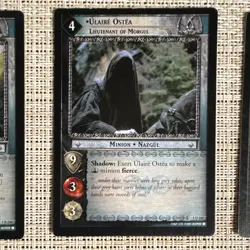 Decipher Lord of the Rings TCG Fellowship Nazgul Minion 12 Card Lot Ulaire Told… - Image 3