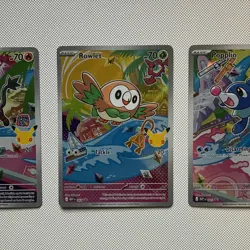 Pokemon First Partner Illustration Collection 3 card gen 7 (Alola set) - Image 3