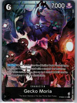 Gecko Moria (Alt Art) PRB02-013 English PRB02 - One Piece Card - NM - Image 1