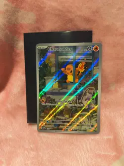 Pokemon Charmander SV: Scarlet & Violet Promo Holo Card 044 Full Art English - Image 1
