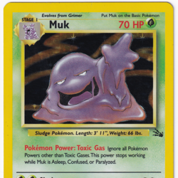 Muk WOTC Fossil 13/62 - Rare Holofoil (LP) | Single Pokemon Card - Image 2