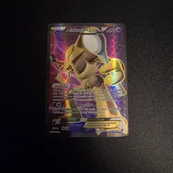 Pokemon Alakazam EX TCG Fates Collide Holo Full Art Ultra Rare Card 117/124 - Image 1