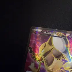 Pokemon Alakazam EX TCG Fates Collide Holo Full Art Ultra Rare Card 117/124 - Image 2