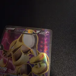Pokemon Alakazam EX TCG Fates Collide Holo Full Art Ultra Rare Card 117/124 - Image 3